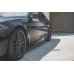 Накладки сплиттеры на пороги Вариант2 на BMW 5 F10 / F11 M-Pack